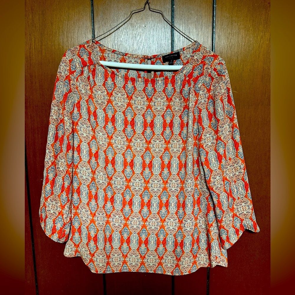 The Limited Women’s Blouse Size S 3/4 sleeves.